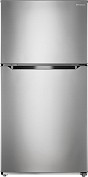 21 Cu. Ft. Top-Freezer Refrigerator - Stainless steel
