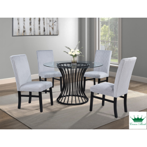 Tracy Grey 5pc Dining Set
