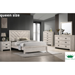Valor Queen White Bedroom Set
