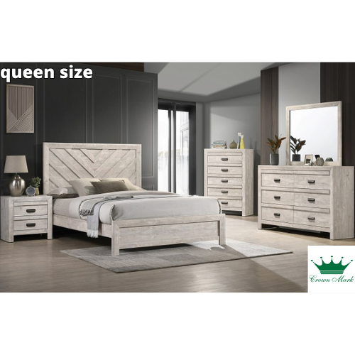 Valor Queen White Bedroom Set