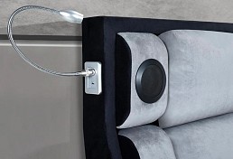                                                              							Leen King Bed with Speakers
                                                            						 