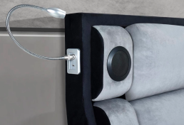 Leen Queen Bed with Speakers