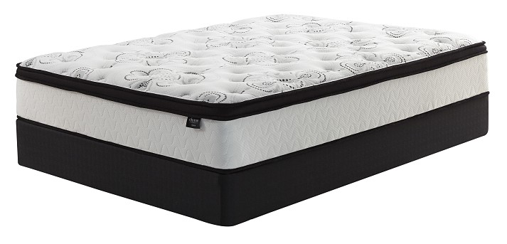 Rent-to-Own the Chime 12 Inch Hybrid White King Mattress at Happy's Home Center serving Tampa, FL and surrounding areas!
