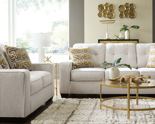 Larimer Stone Sofa & Loveseat