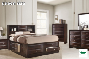 Emily Queen Captains Bedroom Set