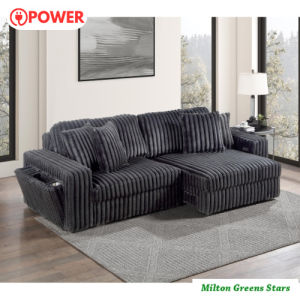 Hudson Grey Extending Sofa