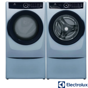 Glacier Front Load Laundry Pair & Pedestals