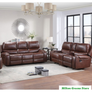 Maddox Brown Reclining Sofa & Loveseat