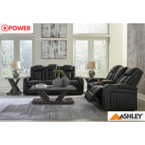 Caveman Den Midnight Power Rec. Sofa & Loveseat